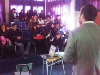Fiscal Manuel Zará se reunió con estudiantes 