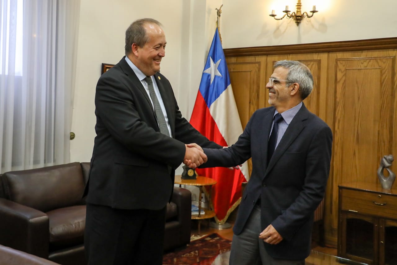 Fiscal Nacional se reúne con ministro de Justicia para coordinar agendas de trabajo