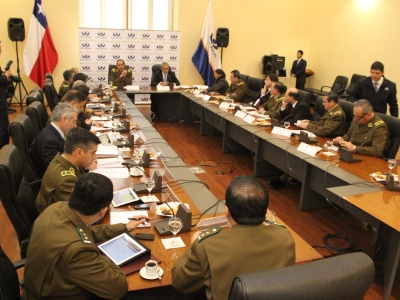 Reunión de coordinación entre la Fiscalía de Chile y Carabineros
