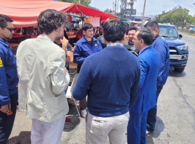 El fiscal Christian González, el equipo ECOH-Fiscalía y la Brigada de Homicidios se constituyeron en el lugar.