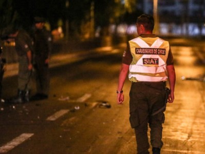 El accidente ocurrió en la esquina de Copayapu con Pedro Pablo Figueroa en Copiapó.