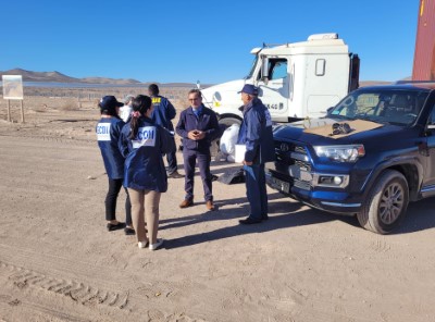 El fiscal Christian González junto al Equipo ECOH y la Brigada de Homicidios trabajaron en el lugar de los hechos.