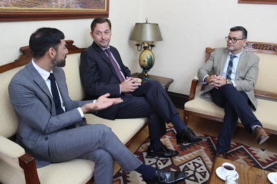 El Fiscal Regional, Patricio Cooper (al centro) se reunió con el Ministro Felipe Pulgar, Presidente de la Corte de Apelaciones de La Serena.