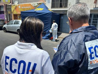 Equipo ECOH trabajó junto a Brigada de Homicidios.