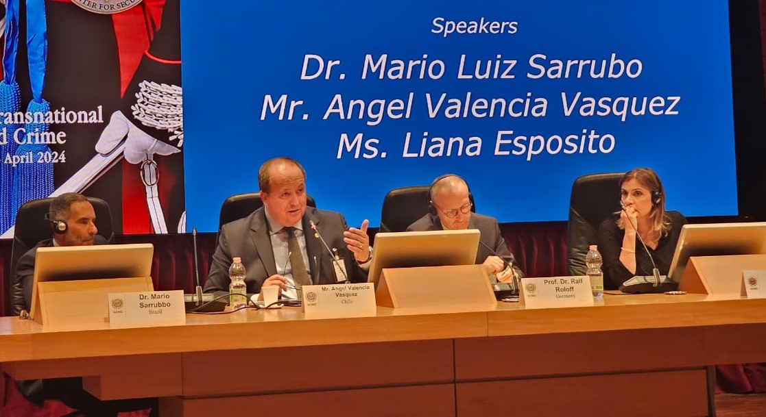 Fiscal Nacional Ángel Valencia expuso en el “Foro Internacional: Lucha contra la delincuencia organizada transnacional” en Italia
