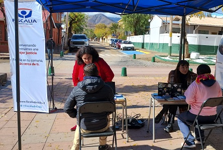 La plaza de la justicia se efectuó en Combarbalá.