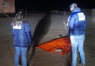 En el lugar se constituyó el equipo ECOH.
