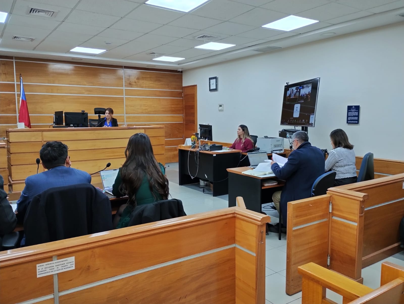 La audiencia estuvo a cargo del fiscal de Iquique Julio Sánchez.