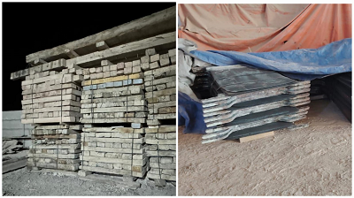 El material estaba acopiado en un predio del sector oriente de Calama.