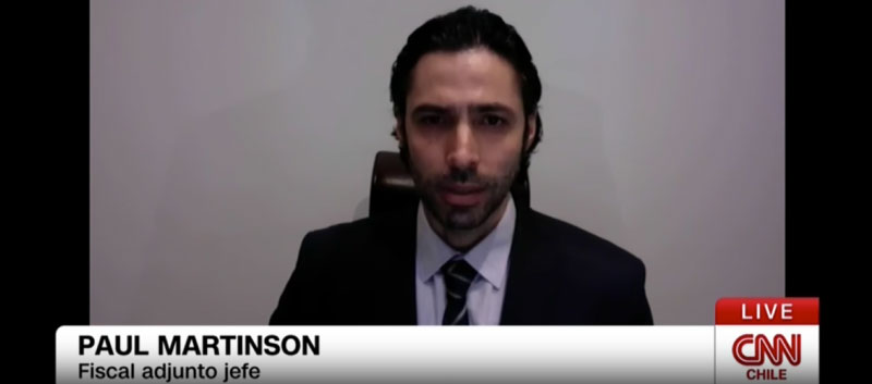 Paul Martinson, Fiscal Jefe de Curacaví.