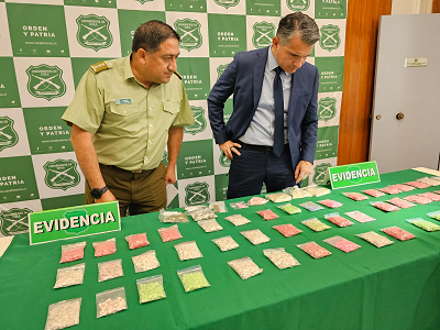 La droga iba a ser comercializada en la zona norte del país.