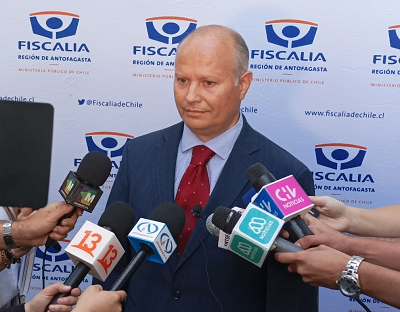 El fiscal Cristian Aguilar Aranela dirige la investigación de Fibra.
