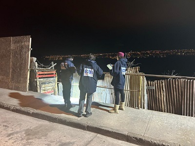 El equipo ECOH junto a Carabineros y la PDI investigan este hecho.
