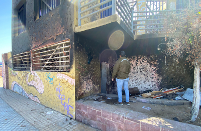 La ex sede del Registro Civil está abandonada desde 2019.