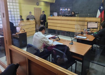 La audiencia de formalización de esta investigación fue asumida por el fiscal Ariel Guzmán.
