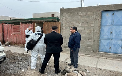 Fiscal Milton Torres se constituyó en el sitio del suceso el día de los hechos. 