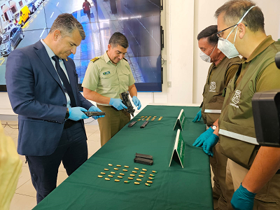 Se investiga la procedencia del armamento incautado.