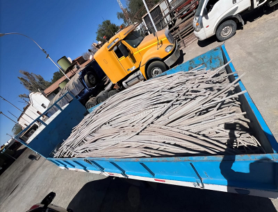 Los cables iban a ser reducidos en la ciudad de Calama.