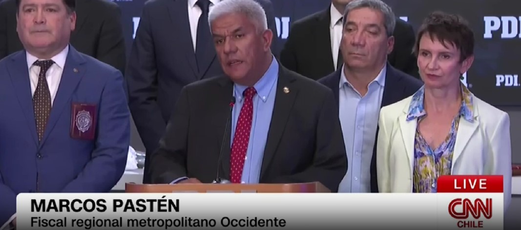 Marcos Pastén, Fiscal Regional Occidente, en punto de prensa por "Operación Reconquista".