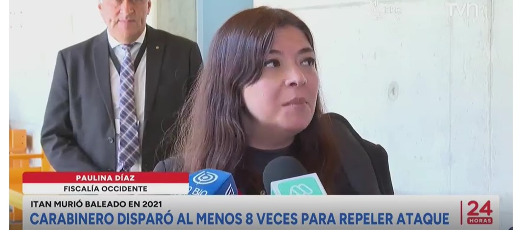 Fiscal Jefa de Alta Complejidad Occidente, Paulina Díaz.