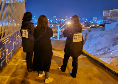 ECOH se constituyó en el lugar de los hechos.