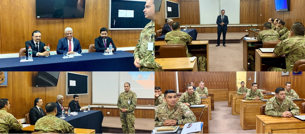  Autoridades de la Fiscalía Regional Occidente exponiendo en actividad de la DGMN.