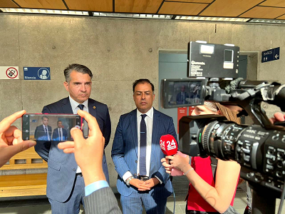 La diligencia fue encabezada por el fiscales Castro Bekios y Ríos Briones.