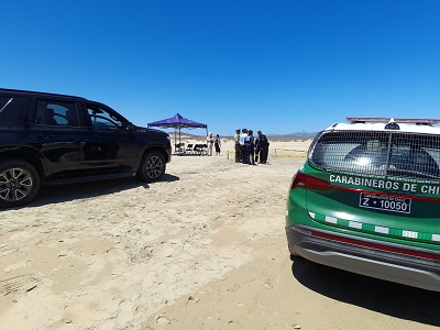 Uno de los cuerpos estaba en la playa de Tongoy y el otro fue encontrado por terceros y llevado hasta la caleta de pescadores.