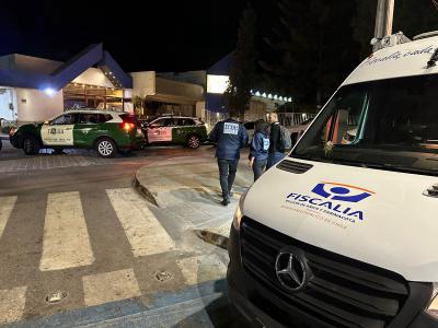 Personal del equipo ECOH de la Fiscalía de Arica participó en todo el procedimiento policial.