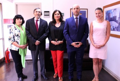 Fiscal Regional de Atacama, Juan Andrés Shertzer, junto a su equipo directivo. 
