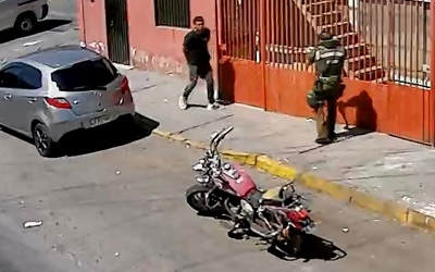 El carabinero logró esquivar balazo y detuvo al acusado el día de los hechos. 