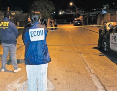 El Equipo ECOH de la Fiscalía de Atacama se constituyó en el lugar del crimen minutos después de la grave agresión.