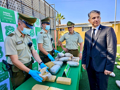 El fiscal regional destacó el trabajo coordinado con Carabineros.
