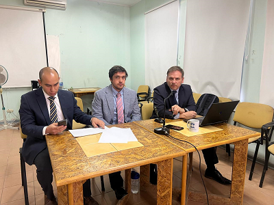 El fiscal Jaime Medina estuvo presente en las audiencias desarrolladas en la comuna.
