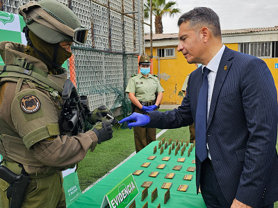Además se recuperaron 500 proyectiles de guerra