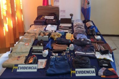 Gran parte de las especies fueron recuperadas por personal de la PDI.