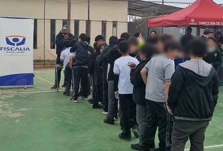 La Fiscalía conversó con los estudiantes sobre diversas temáticas de convivencia escolar.