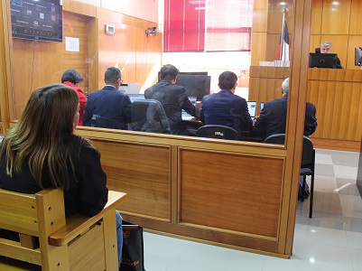 La formalización se efectuó en ausencia del sujeto.