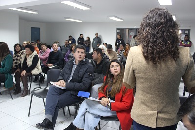 El rol de los testigos y la protección fueron asuntos abordados en el encuentro vecinal.