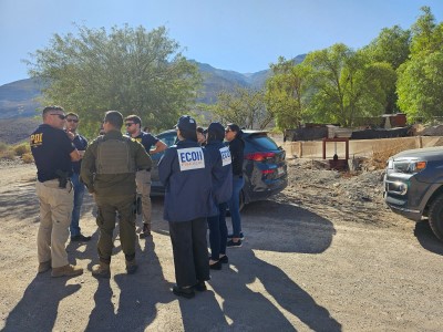 El fiscal Sebastián Coya y el Equipo ECOH se constituyeron en el lugar del crimen.