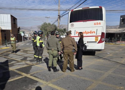 La fiscal dirigió el trabajo investigativo en el lugar del fatal atropello.