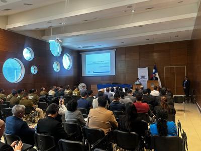 La actividad se dirigió a unidades especializadas de la Fiscalía y ambas policías, entre otras instituciones.