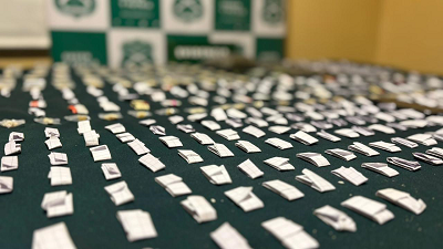 Durante la operación se recuperó droga dosificada.