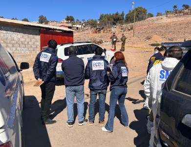Amplio trabajo investigativo se desarrolló en el sitio del suceso.