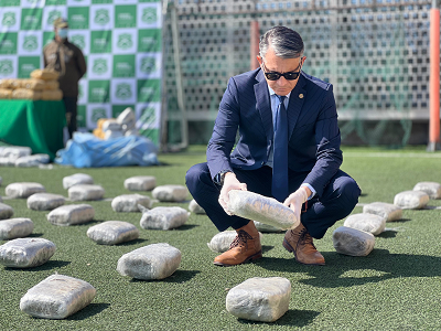 El fiscal Juan Castro Bekios informó del hallazgo.