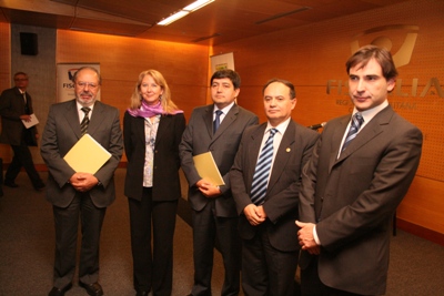 Juan Fuentes, Belén Pascual, Pedro Bueno, Rafael Mera, Andrés Montes.