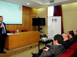 El Fiscal Jefe de Flagrancia, Luis Pablo Cortés, impartió el taller.