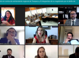Doce horas duró la audiencia de formalización que se realizó de manera presencial y vía telemática.