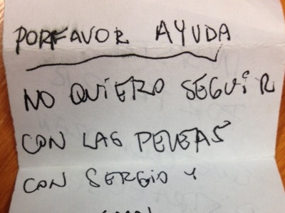 El mensaje de la víctima fue expuesto en el juicio.