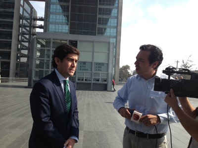 El Fiscal Claudio Suazo, de la Fiscalía de Flagrancia.